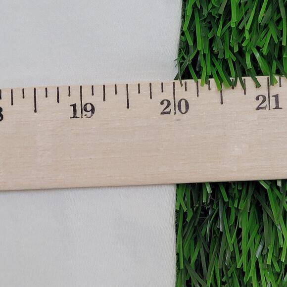 Vintage 90s Browns Ringer Shirt Womens Large 20x26 White USA - Picture 9 of 14